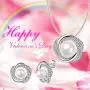 Sheshine Blessing of Love Women Elegant Pearl Pendant Necklace Earrings Set Jewelry Set,Crystal from Swarovski Sheshine Blessing of Love Women Elegant Pearl Pendant Necklace Earrings Set Jewelry Set,Crystal from Swarovski