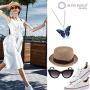 BLING BIJOUX Crystal Monarch Butterfly Pendant Necklace Never Rust 925 Sterling Silver Natural and Hypoallergenic Chain For Women and Girls with Free Breathtaking Gift Box for a Special Moment of Love