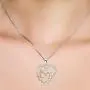 925 Sterling Silver Doves Birds Faith Hope Love with Open Heart Pendant Necklace for Women Teenage Girls, 18inches 925 Sterling Silver Doves Birds Faith Hope Love with Open Heart Pendant Necklace for Women Teenage Girls, 18inches