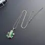 Cremation Jewelry Frog Shape Urn Necklace Ashes Keepsake Holder Memorial Urn Necklace Sweater Necklace