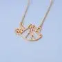 MANZHEN Gold Silver Geometric Origami Sloth Charm Pendant Necklace Cute Animal Necklace