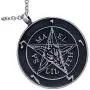 Church of Satan Jewelry Sigil of Baphomet SAMAEL-LILITH Inverted Pentacle Pentagram Star Satanic Devil LaVeyan Satanism Wicca Witchcraft Pewter Mens Pendant Necklace charm men w Stainless Steel Chain Church of Satan Jewelry Sigil of Baphomet SAMAEL-LILITH Inverted Pentacle Pentagram Star Satanic Devil LaVeyan Satanism Wicca Witchcraft Pewter Mens Pendant Necklace charm men w Stainless Steel Chain