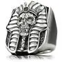 Pharaoh Skull Ring for Men, Egyptian Ring, Mummy Rings, Amulet Ring, Egyptian Jewelry Gift for Men Boys Pharaoh Skull Ring for Men, Egyptian Ring, Mummy Rings, Amulet Ring, Egyptian Jewelry Gift for Men Boys