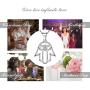 Besilver Jesus Star of David Cross Necklace 925 Sterling Silver Crystal Women Girl Hamsa Hand Evil Eye Christian Religious Necklace Amulet Jewelry Gift for Mom Dad