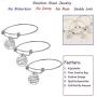 AGR8T Bangle Bracelets Teacher Appreciation Gift Teacher Day Women Jewelry Birthday Gift Stainless Steel 3PCS