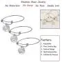 AGR8T Bangle Bracelets Teacher Appreciation Gift Teacher Day Women Jewelry Birthday Gift Stainless Steel 3PCS AGR8T Bangle Bracelets Teacher Appreciation Gift Teacher Day Women Jewelry Birthday Gift Stainless Steel 3PCS