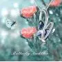 TOUPOP Butterfly Crystal Pendant Necklace S925 Sterling Silver Anniversary Birthday Butterfly Gifts for Butterfly Lovers, Fine Jewelry Gifts for Women