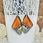 MJartoria Butterfly Earrings, Wedding Bridal Dangle Earrings Statement, Bohemian Earrings,Charm Jewelry Butterfly Earrings for Women and Girls