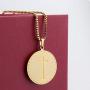 KUIYAI Serenity Prayer Necklace God Grant Me Praying Hands Necklace Medal Pendant Christian Gift