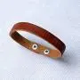 No Weapon Formed Against Me Will Prosper Isaiah 54:17 (aensm) Small Leather Bracelet