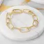 CIUNOFOR Designer Brand Classic Twist Rope Chain Link Bracelet Threader Interlocking Bracelet Inspired Antique Textured Bracelet Gold Plated Cable Wire Bracelet CIUNOFOR Designer Brand Classic Twist Rope Chain Link Bracelet Threader Interlocking Bracelet Inspired Antique Textured Bracelet Gold Plated Cable Wire Bracelet
