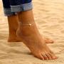 Gold Ankle Bracelets for Women Silver Anklets Heart Anklet Wave String Ankle Bracelets Boho Beach Foot Jewelry