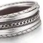 FINETOO Multilayer Leather Wrap Bracelet Handmade Braided Chain Cuff Bangle Alloy Magnet Buckle Bracelets for Women Girls Birthday Gift