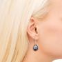 INFUSEU Essential Oil Diffuser Dangling Earrings with 14pcs Lava Rock Stones for Women Aromatherapy Jewelry Unique Gifts