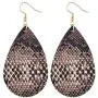 4 Pairs Bohemian Snakeskin Leather Earrings Set Retro Leopard Print Teardrop Earring Dainty Animal Python Print Drop Earrings for Women Girls Jewelry 4 Pairs Bohemian Snakeskin Leather Earrings Set Retro Leopard Print Teardrop Earring Dainty Animal Python Print Drop Earrings for Women Girls Jewelry