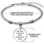 XYIYI 4 Pieces Best Friend Bracelets Adjustable Engraved Friendship Bangle Bracelet BBF Jewelry Set Graduation Gifts Birthday Gifts