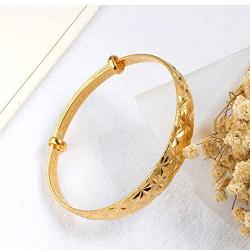 OPK Bangle Bracelets for Women Fashion Classical 18k Gold Plating Copper Jewelry Gifts for Ladies OPK Women bangles Bangle Bracelets for Women bracelet for womenFashion bracelet for women Classical 18k Gold Plating Copper cuff bangle bracelets for women c