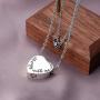 Cat Eye Jewels Stainless Steel A Piece of mMy Heart has Wings Heart Pendant Cremation Keepsake Ash Holder Memorial Urn Necklace for Ashes with Funnel Kit