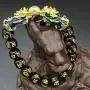 MANRUO Feng Shui Black Obsidian Wealth Bracelet Color Changed Pi Xiu Bracelets Dragon Mantra Bead Bangle Attract Wealth and Good Luck for Men/Women MANRUO Feng Shui Black Obsidian Wealth Bracelet Color Changed Pi Xiu Bracelets Dragon Mantra Bead Bangle Attract Wealth and Good Luck for Men/Women
