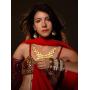 3 Sets Womens Belly Dance Accessories, Gold Coins Belly Dance Hip Skirt Scarf Wrap Belt, Gold Coins Necklace and Earrings