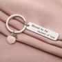 KUIYAI Peach Keychain Blessed Be The Mystery of Love Movie Comics Gift Inspiration Keychain