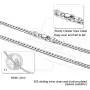 U7 Jewelry 1.2mm Stainless Steel Chain Men Womens Necklace Italy Made Round Snake Chain/Curb/Rolo/Box/Rope Chain Necklaces- Supper Thin & Hypoallergenic, 4 Colors, Length 6.3''-30 Inch, Adjustable