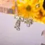 Sllaiss Asymmetric Bow Dangle Aurora Crystals Earrings for Women Made with Swarovski Cute Fashion 14K Gold Plated Mothers Day Jewelry Gift Sllaiss Asymmetric Bow Dangle Aurora Crystals Earrings for Women Made with Swarovski Cute Fashion 14K Gold Plated Mothers Day Jewelry Gift