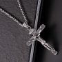 Ineffable Cross Pendant Crucifix Stainless Steel Mens Boys Jewelry Jesus Necklace with Chain