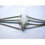 COOLLA Vintage Style Antique Bronze Deer Antler Pendant Women Jewelry Bangle Chain Cuff Bracelet SL2270
