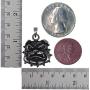 Bulldog Jewelry K-9 Bull Dog Jack Georgetown Marines corps Military Pewter Mens Pendant Necklace Protection Amulet Wealth Good Luck Lucky Charm Safe Travel Talisman for men Silver Ball Chain