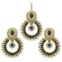 Dancing Girl Maang Tikka India Tikka Set Jewelry Kundan Jewelry Set for Women Girls Maang Teeka Red Maroon Green