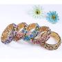 Pavaruni Traditional Gorgeous Chinese Cloisonne Bracelets, Rose Flower Retro Vintage Cultural Designed Enameled Jewelry, Cloisonné Accessories Pavaruni Traditional Gorgeous Chinese Cloisonne Bracelets, Rose Flower Retro Vintage Cultural Designed Enameled Jewelry, Cloisonné Accessories