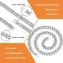 Jewlpire Mens Chain, Gold Chain for Men, Miami Silver Cuban Link Chain Necklace for Men Boys Women, 18K Gold Plated/316L Stainless Steel, 4/6/9mm Width, 18/20/22/24/26/30 Inch Jewlpire Mens Chain, Gold Chain for Men, Miami Silver Cuban Link Chain Necklace for Men Boys Women, 18K Gold Plated/316L Stainless Steel, 4/6/9mm Width, 18/20/22/24/26/30 Inch
