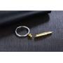 Custom Personalized Stainless Steel Bullet Urn Keychain Keyring Ashes Memories Keychain for Men Boy Women Army Police Gift