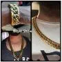 Mens Cuban Link Chain Stainless Steel Curb Necklace 18K Gold Chain Choker W:11mm 13mm 16mm 18mm 22m L:7.5inch-30inch