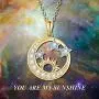 14k Solid gold Sun Moon Star necklace for women 3 Style Moissanite necklaces Gold Jewelry Present for Wife Girlfriend Mother