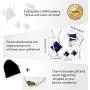 Uloveido Charm Created Topaz Big Square Crystal Necklace Matching Stud Earrings Rings Jewelry Set T295