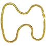 Fashion kimi2 NA313-Vacuum Coating 18k Gold Filled Women Men Chain Classic Necklace Jewelry 5mm