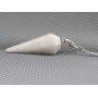 Amazing Gemstone Crystal Pendulum for Divination - Dowsing Pendulum Necklace with Chakra Chain and Crystal Ball for Reiki Healing and Crystal Grid Meditation