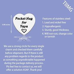 Pocket Hug Token Gift Long Distance Grandma Jewelry Gift for Grandmother