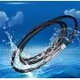 Mixiueuro 2mm Leather Chain Necklace Black Waterproof Braided Wax Rope Chain With Upgrade Ultra Thin Light New Models Titanium steel Clasp, for Men Women children Mixiueuro 2mm Leather Chain Necklace Black Waterproof Braided Wax Rope Chain With Upgrade Ultra Thin Light New Models Titanium steel Clasp, for Men Women children
