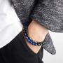 Joan Nunu Charm Bracelet for Men Women Black Mantra Prayer Beads