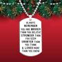Inspirational Jewelry Necklace- Always Remember You are Braver Than You Believe- Gift for Men Women