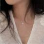Sterling Silver Square Crystal Choker Necklace for Women Girls Cushion Shape Cubic Zirconia Small Delicate Princess Cut Pendant Necklace Adjustable Chain 18'' Fashion Weddding Jewelry Gift