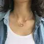 Evil Eye Jewelry Necklace - 925 Sterling Silver Blue White CZ Pendant Choker Necklace Gifts for Women Girl Evil Eye Jewelry Necklace - 925 Sterling Silver Blue White CZ Pendant Choker Necklace Gifts for Women Girl