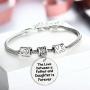 The Love Between a Father and Daughter is Forever Bracelet - Family Jewelry Gift - 10''