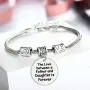 The Love Between a Father and Daughter is Forever Bracelet - Family Jewelry Gift - 10'' The Love Between a Father and Daughter is Forever Bracelet - Family Jewelry Gift - 10''