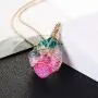 Bling Toman Healing Stone Necklaces Chakra Crystals for Women Candy Jewelry Rainbow Natural Stone Pendant Necklace Wire Wrapped Raw Amethyst Bling Toman Healing Stone Necklaces Chakra Crystals for Women Candy Jewelry Rainbow Natural Stone Pendant Necklace Wire Wrapped Raw Amethyst