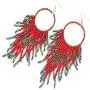 Women Fashion Long Tassel Ethnic Hippie Native Earthy Boho Bohemian Style Handmade Seed Beads Statement Drop and Dangle Earrings Women Fashion Long Tassel Ethnic Hippie Native Earthy Boho Bohemian Style Handmade Seed Beads Statement Drop and Dangle Earrings