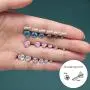 ZS 4 Pairs Shiny Cubic Zirconia Surgical Steel Stud Earrings Tragus Helix Conch Piercing Cartilage Sets